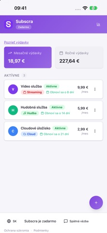 Subscra screenshot 1
