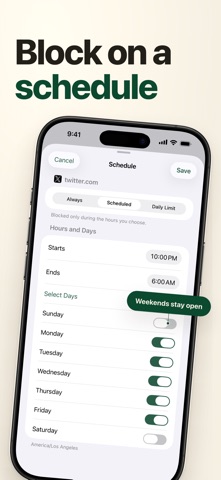 Blockd: Website & App Blocker Screenshot 7 of 9