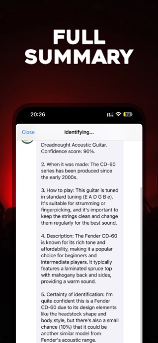 Guitar Identifier & Scanner Screenshot 5 of 8
