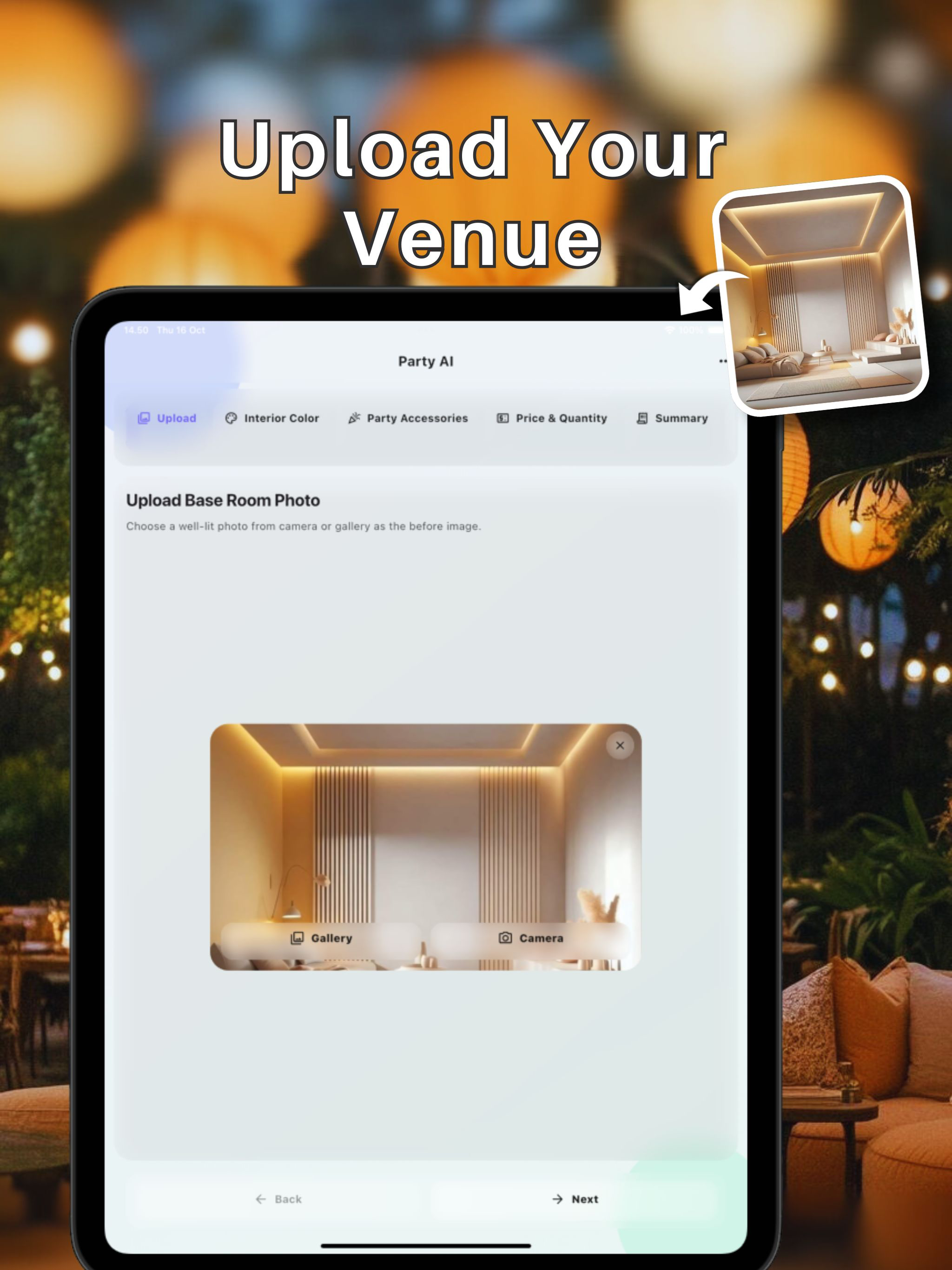 Party AI : Venue Designer AI screenshot 8