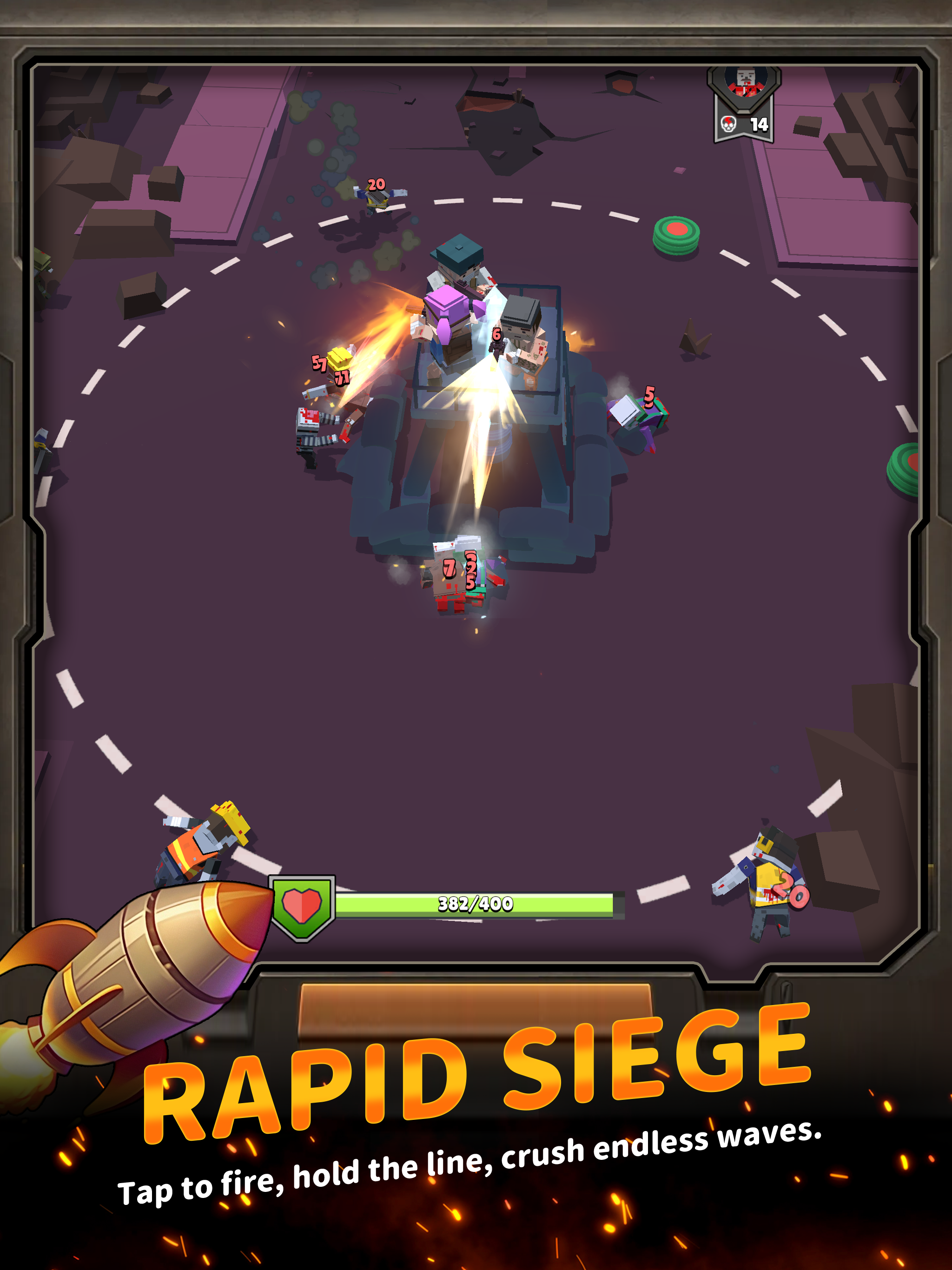 Merge Siege: Undead Defense