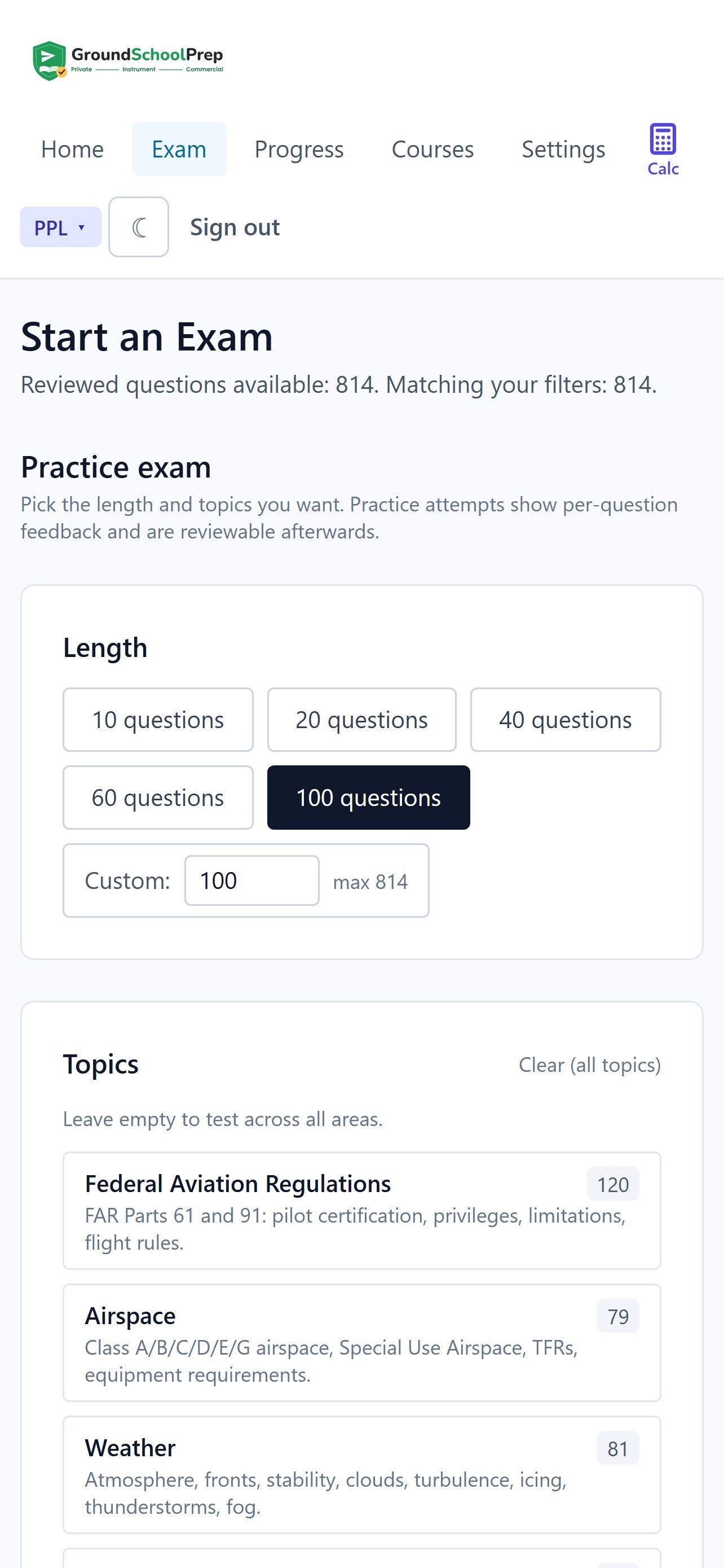 Screenshot 1 of GroundSchool Prep