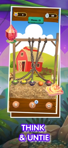 Tangle Game: 3D Brain Master iPhone screenshot