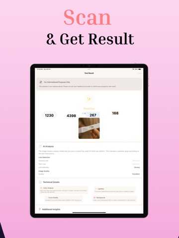 Pregnancy Test Scanner - Lovra iPad screenshot