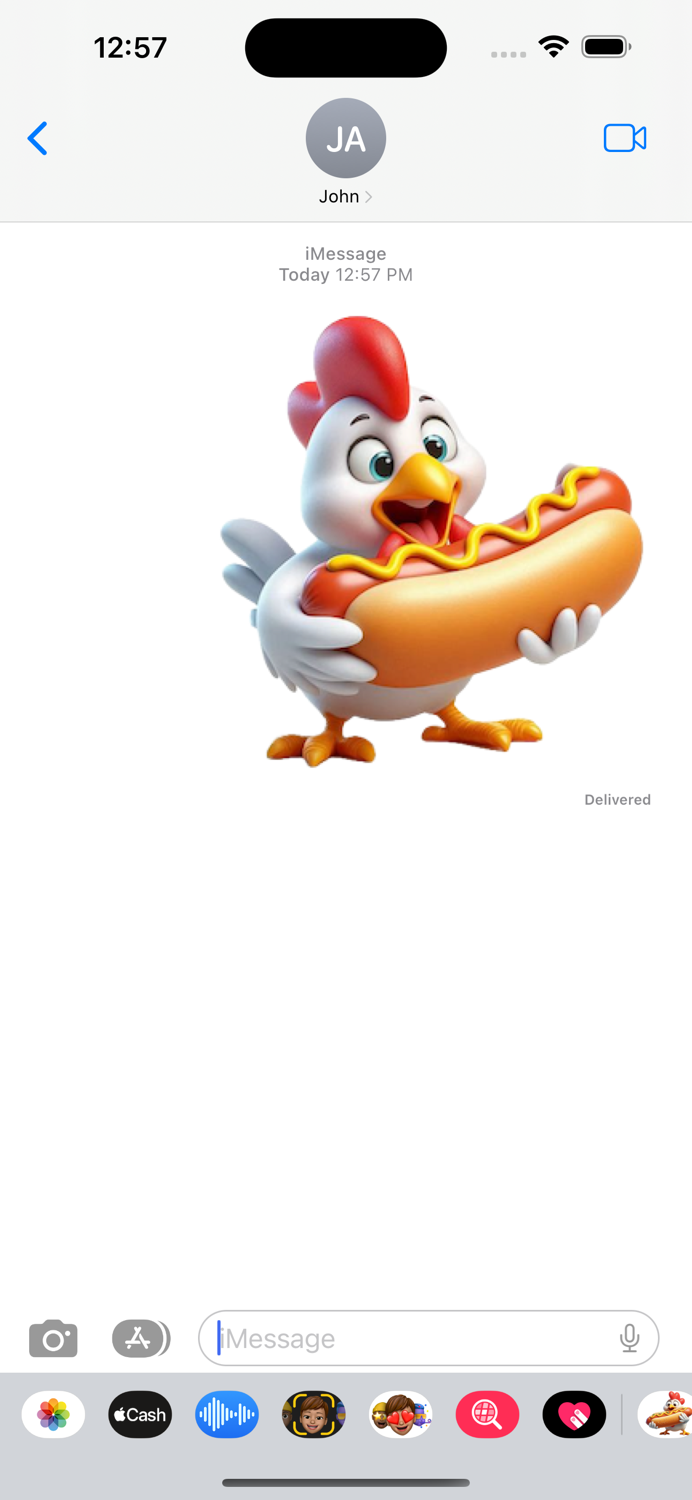 Hot Dog Chicken Stickers