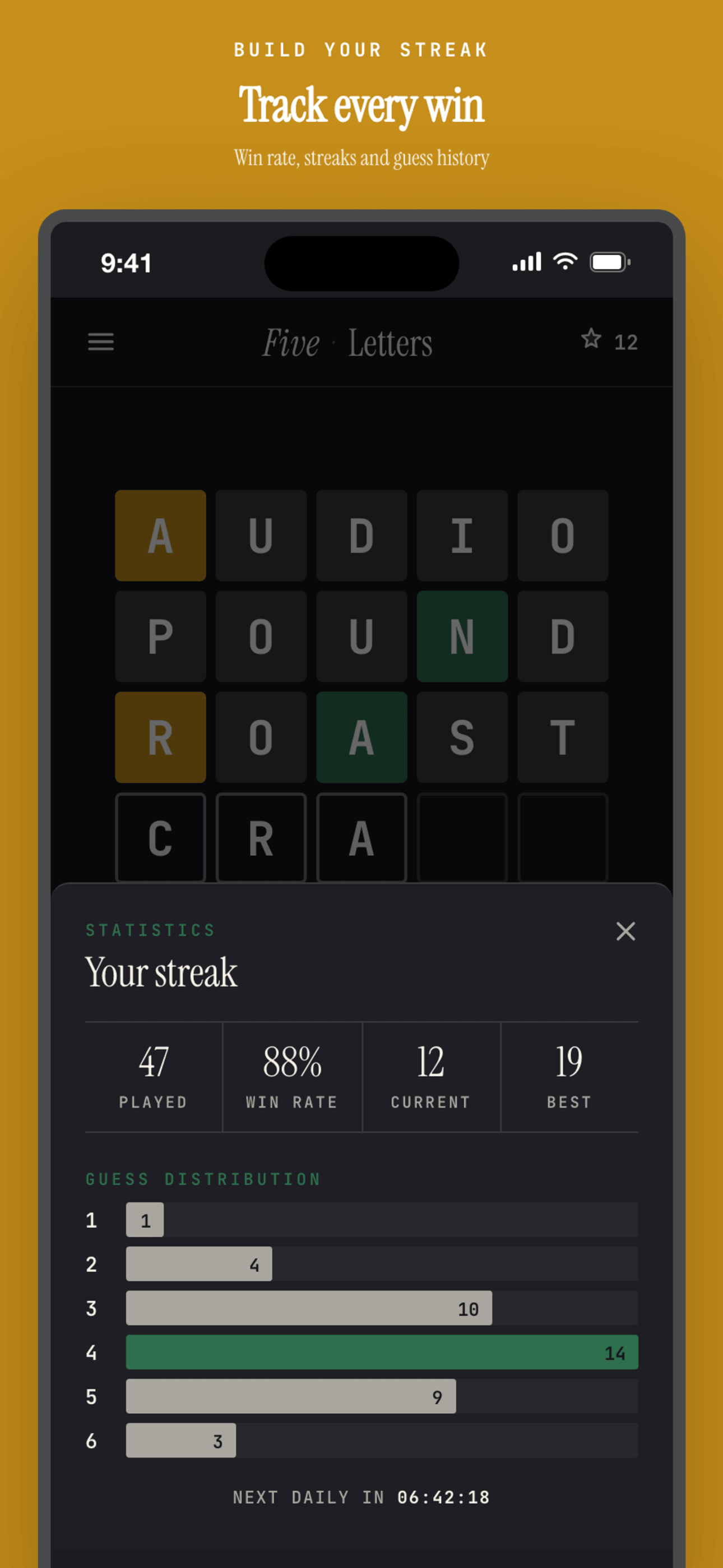 Five Letters: Word Puzzle screenshot 4