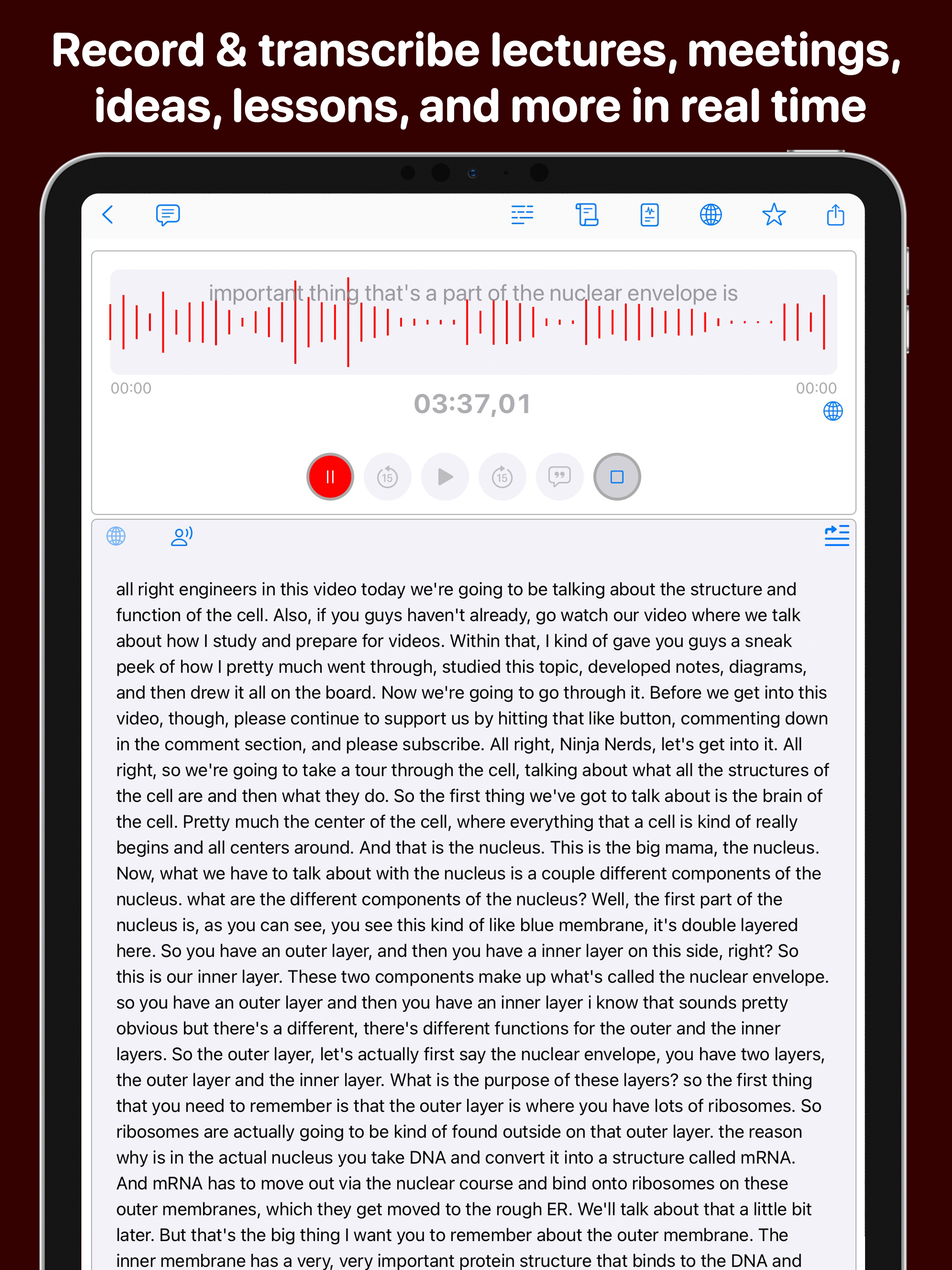 Aı Note Taker - Voice Notes