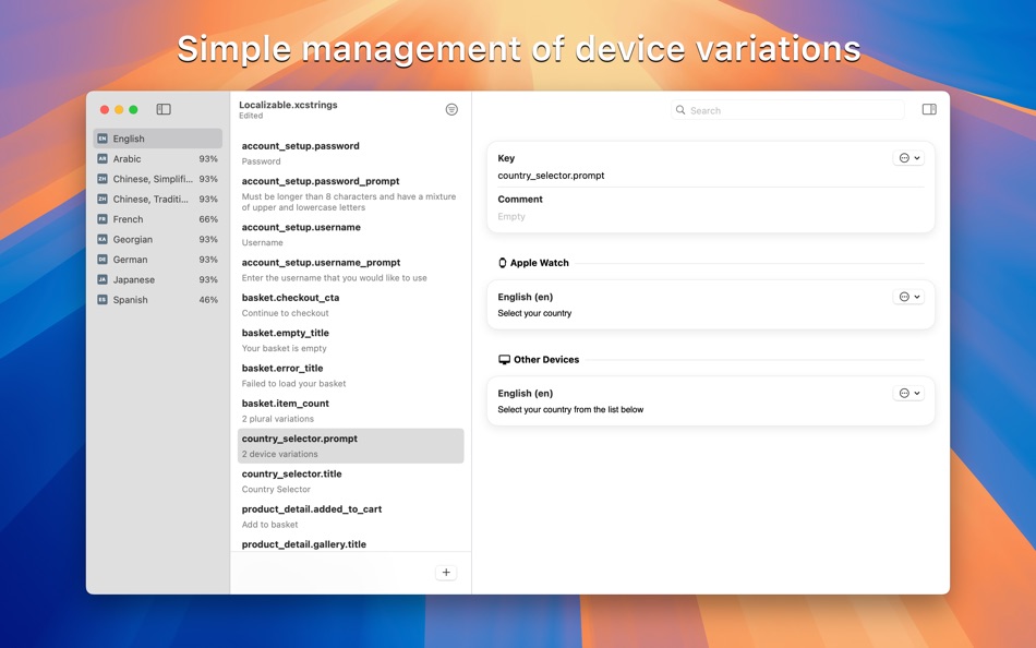#8. Localizr (macOS) 게시자: Stephen Anthony