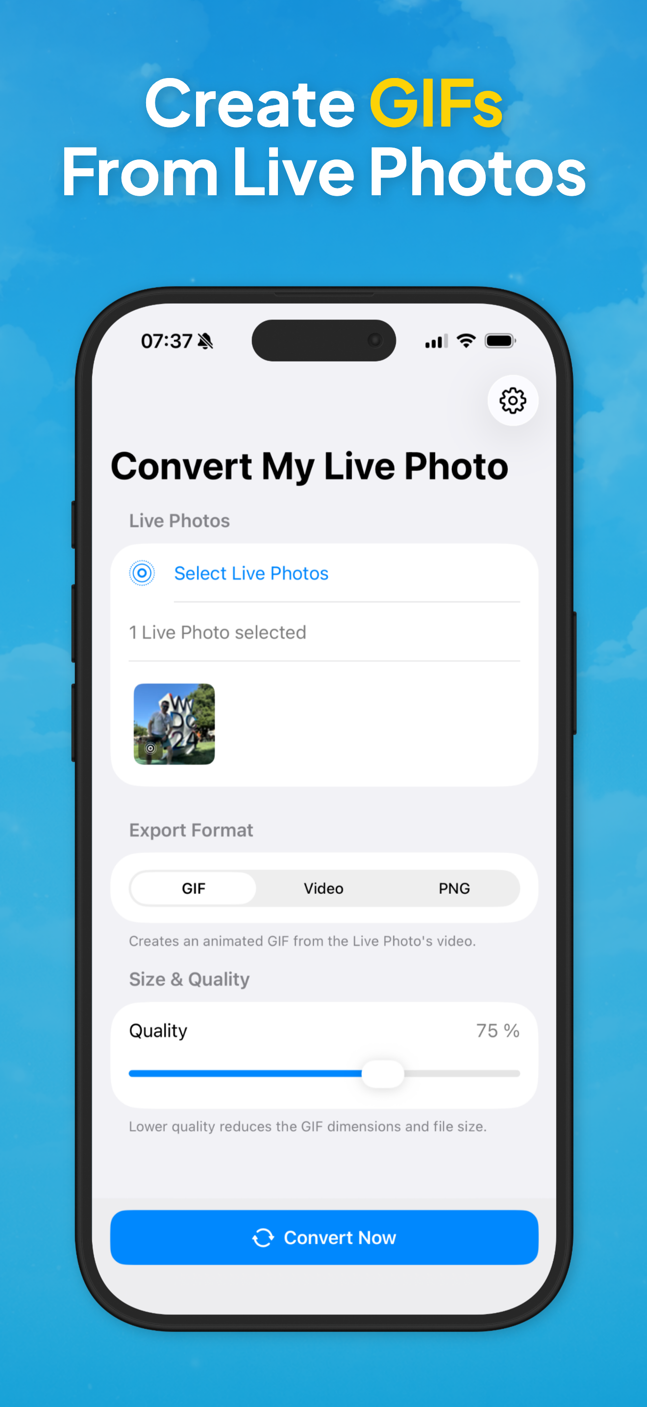 Convert My Live Photo screenshot 3