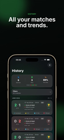 PadelTracker Pro screenshot