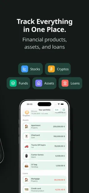 Impulse: Net worth tracker screenshot 2