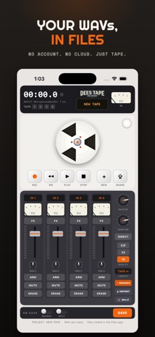 DEES TAPE: Track Recorder Screenshot 4 of 4