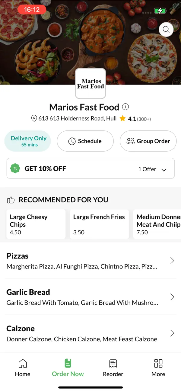 Screenshot #2 pour Marios Fast Food.