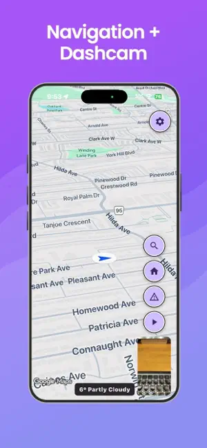 Sidekick Navigation + Dashcam screenshot 1