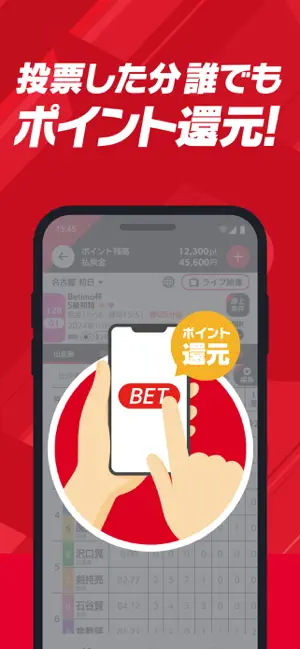 Betimo（ベティモ）-競輪の予想と投票を楽しむアプリ iPhone screenshot 4