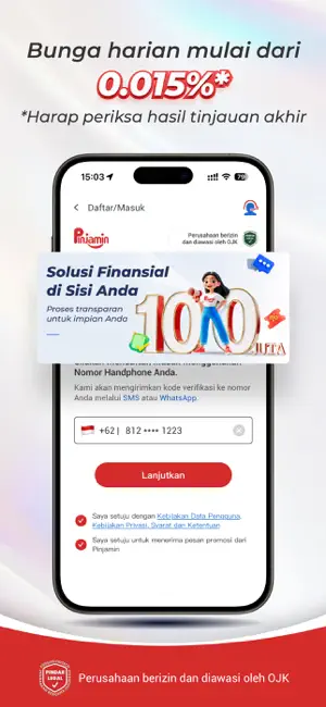 Pinjamin-Kredit Dana iPhone screenshot 5