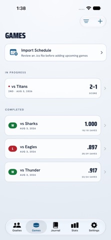 PuckStop: Goalie Stats screenshot 4