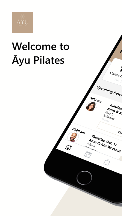 Āyu Pilates iPhone screenshot 1 - Health & Fitness app