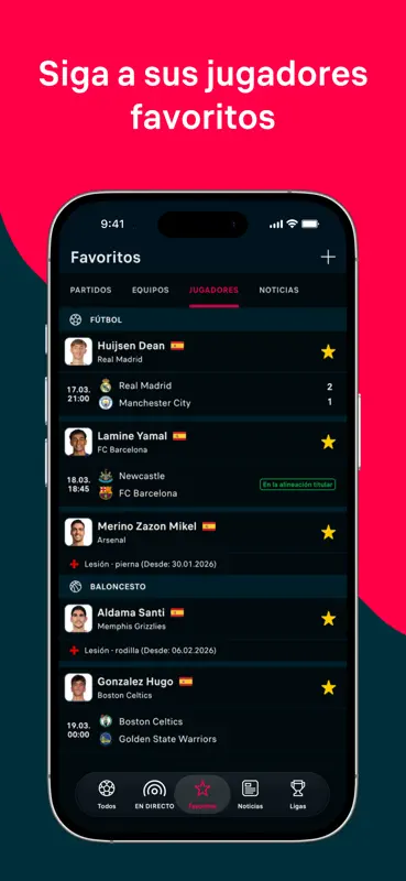 Flashscore: Resultados en vivo screenshot 5 of 10