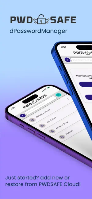 PWDSAFE - dPasswordManager screenshot 1