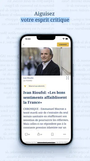 Capture d'écran de Le Figaro Actualités En Direct sur iPhone 3