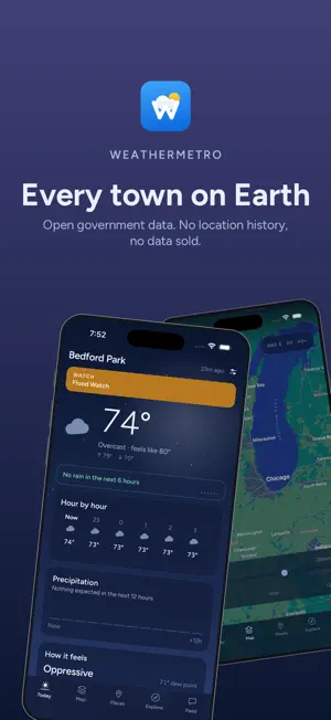 WeatherMetro screenshot 1