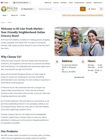 Hi-Lite Fresh Market iPad screenshot