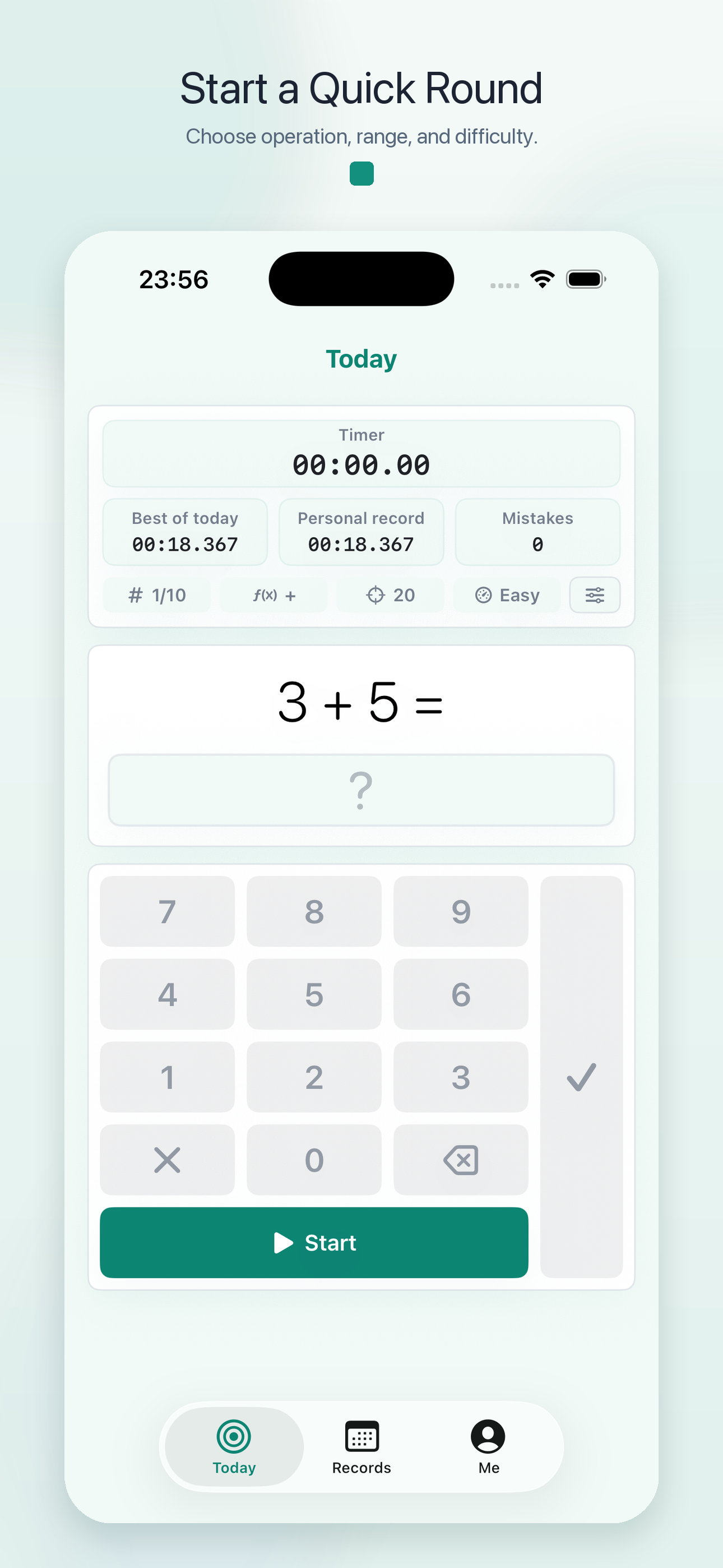 Speed calculation