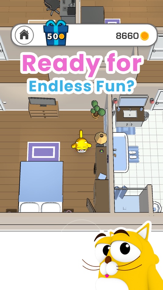 #5. Cool Cat's Block Slide (iOS) 由: Volkan Kutlubay