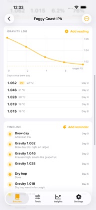 BrewBatch: Homebrew Log screenshot 2