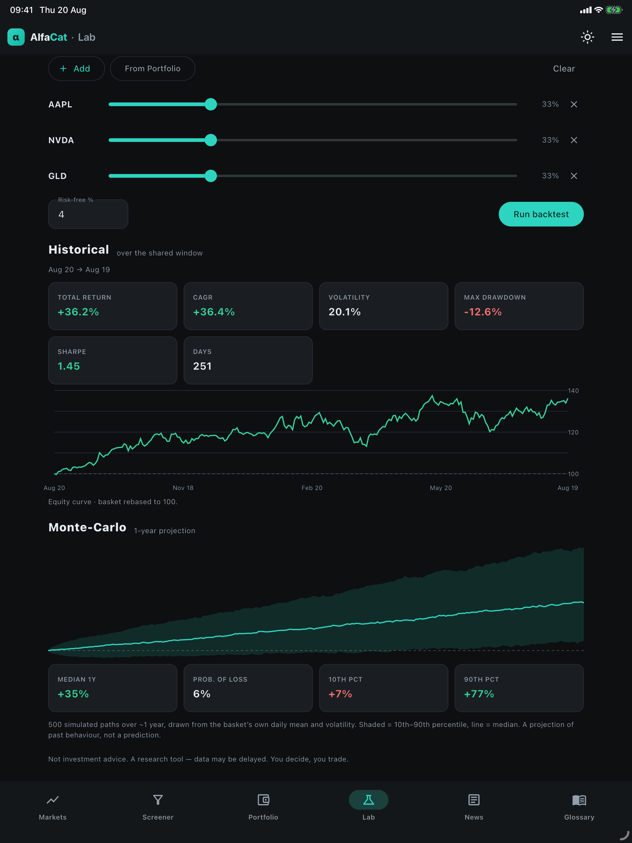 AlfaCat Stocks screenshot 10