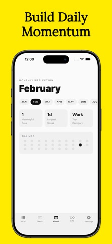 Yearly Life Progress Tracker Screenshot 4 of 6