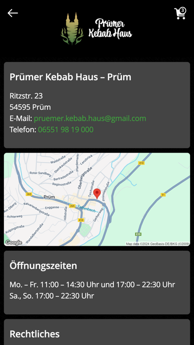 Prümer Kebab Haus Screenshot