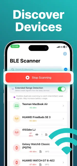 Bluetooth Scanner - Scan BLE iPhone screenshot 2