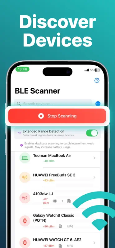 Bluetooth Scanner - Scan BLE screenshot 2 of 5