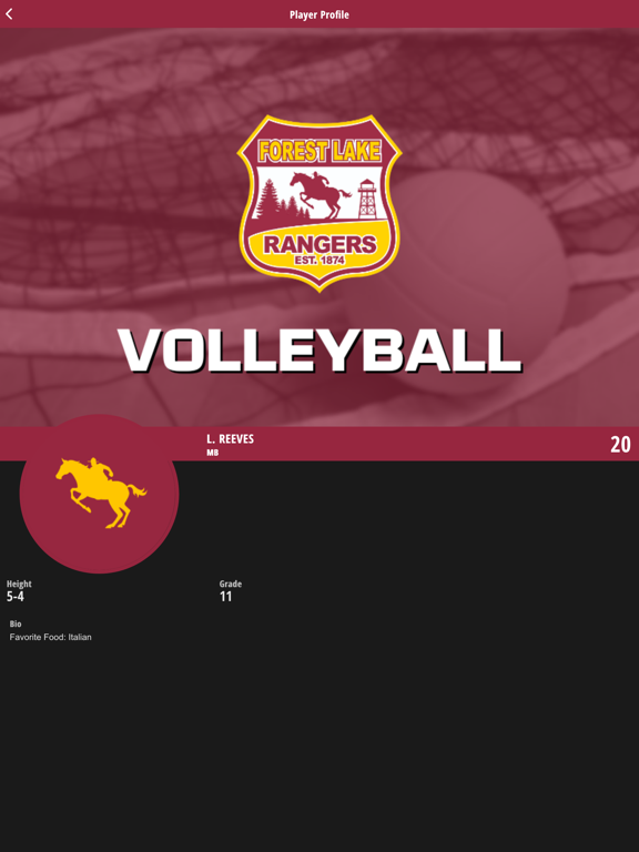 Forest Lake Rangers iPad screenshot 7 - Sports app