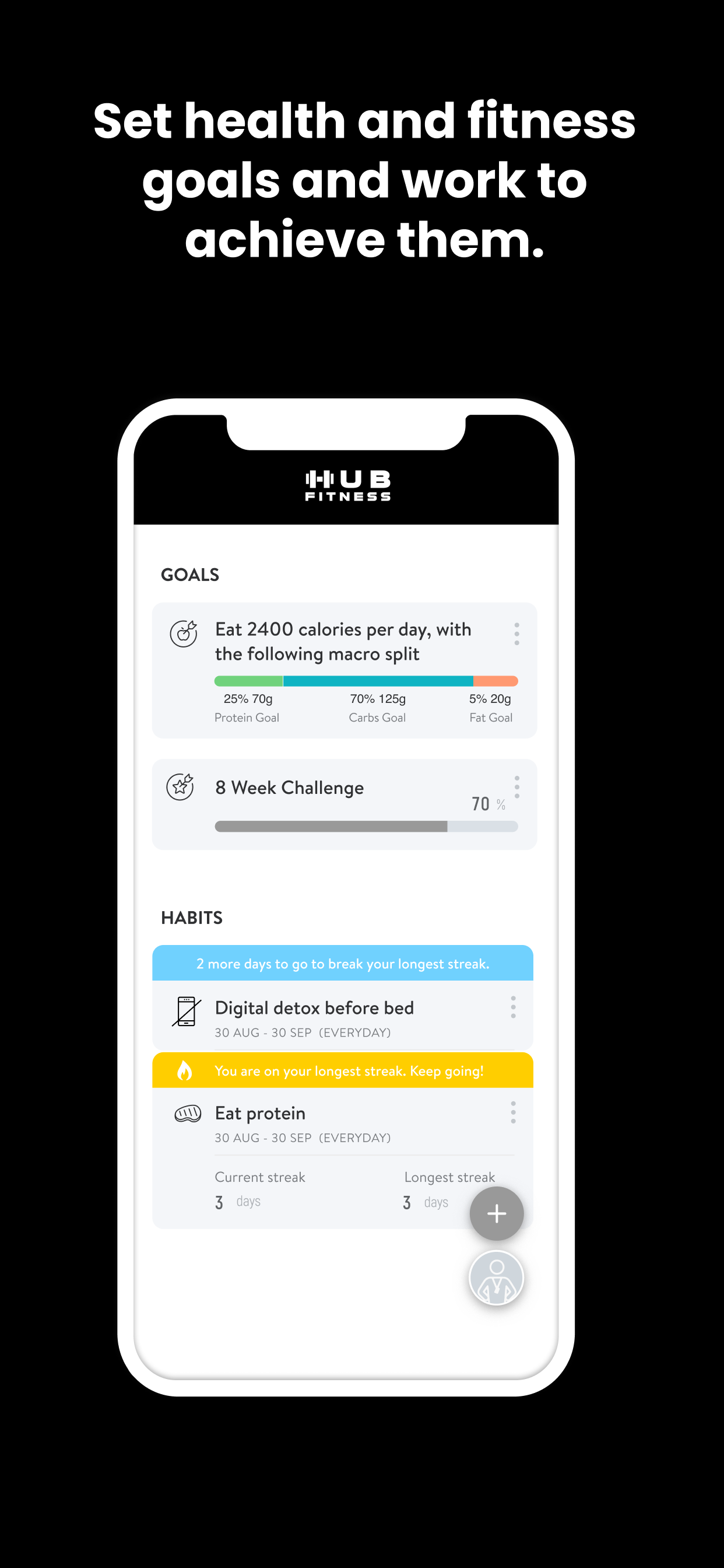 Hub Fitness App