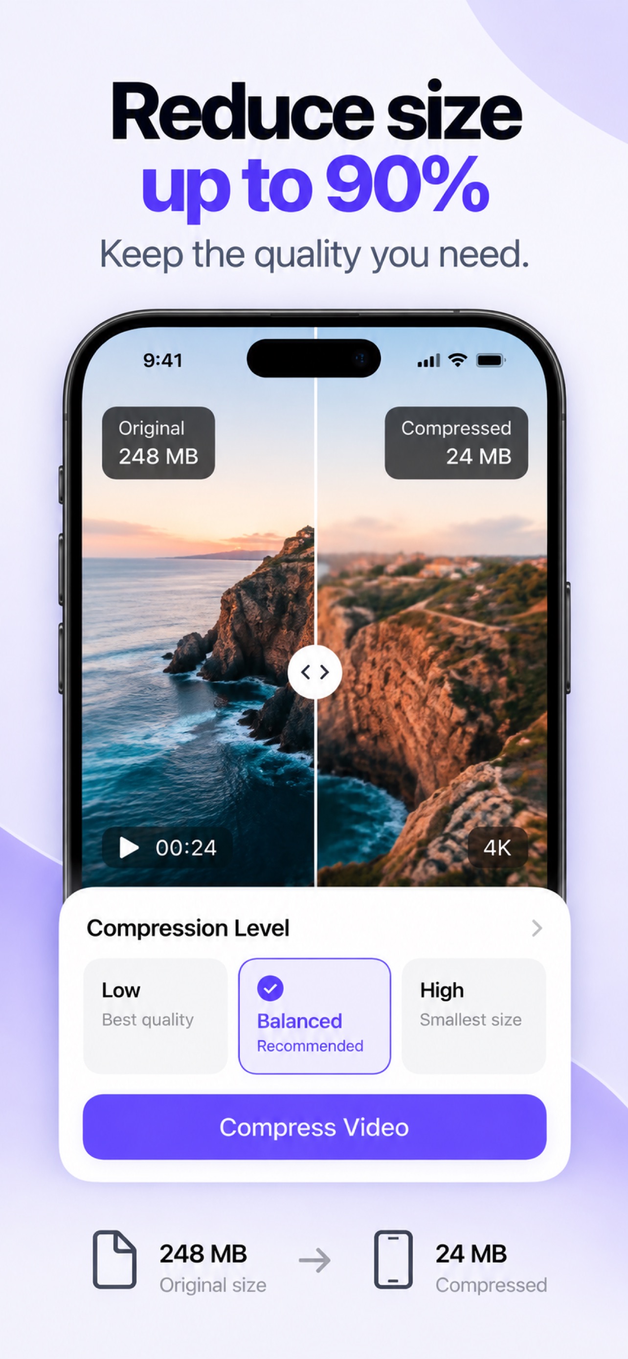 Screenshot 2 of Squeeze: Video Compressor