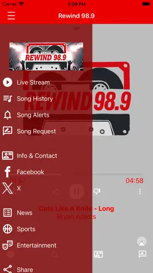 Rewind 98.9 Big Rapids screenshot 2