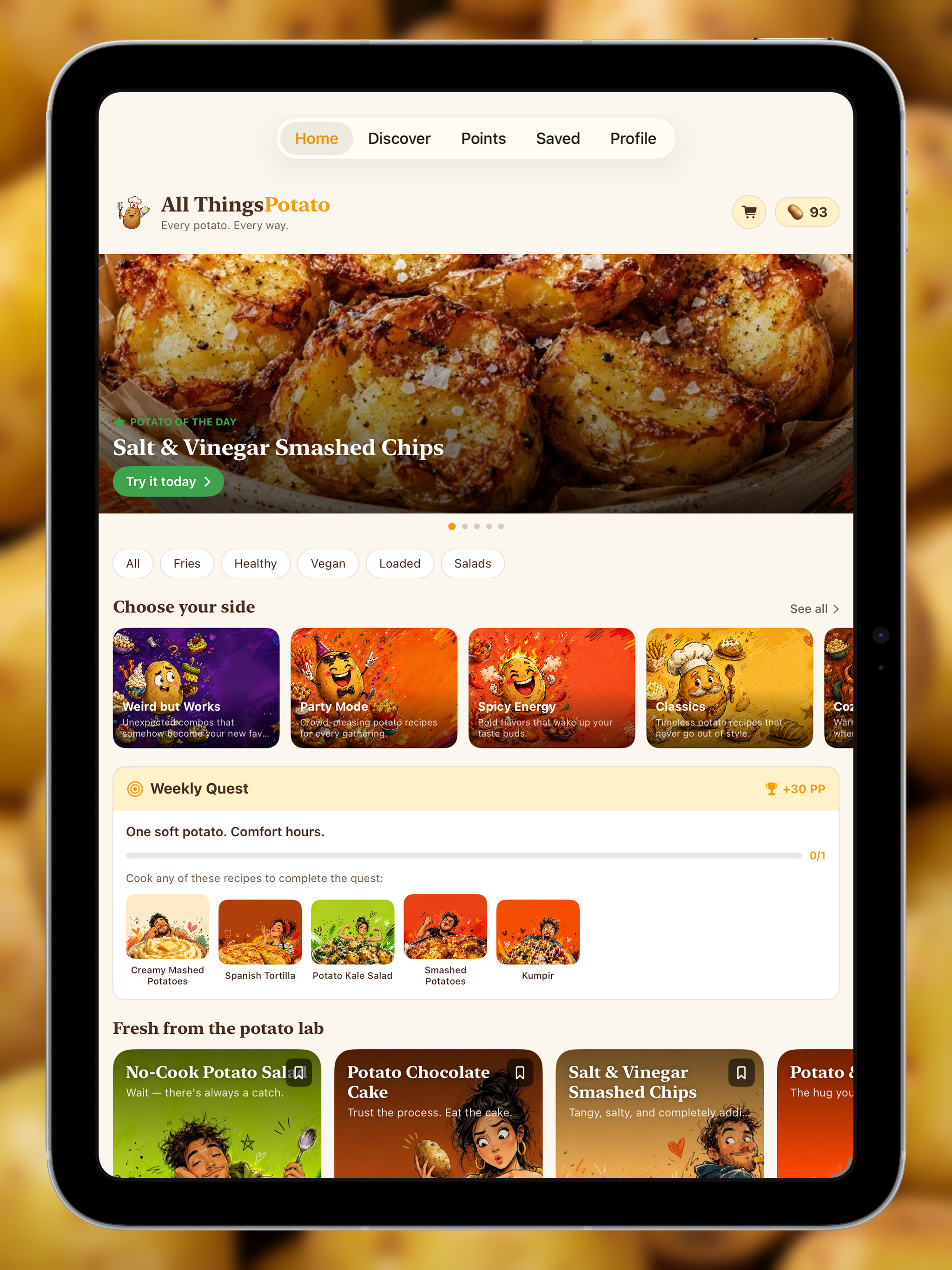All Things Potato - Recipes
