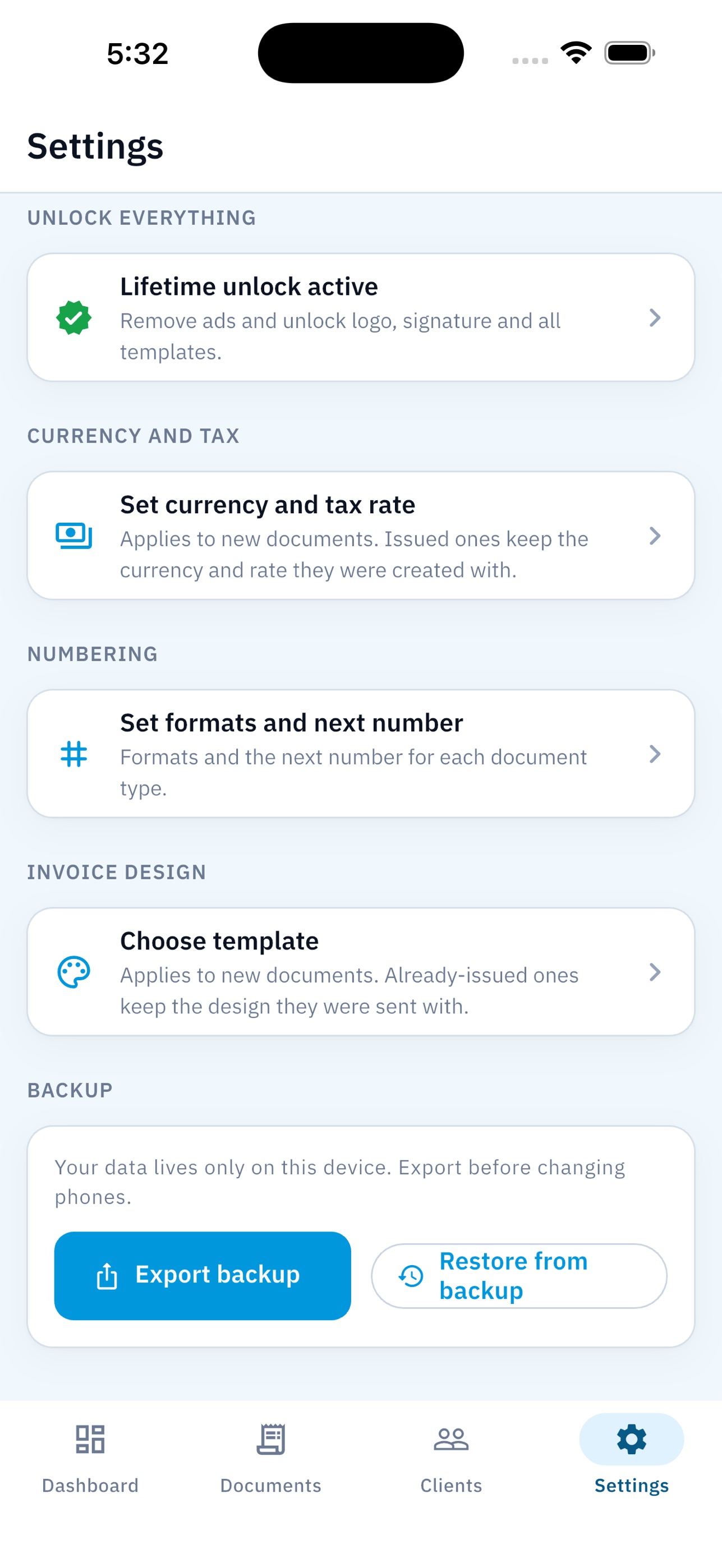 Screenshot 1 of Invoice Maker:English & Arabic