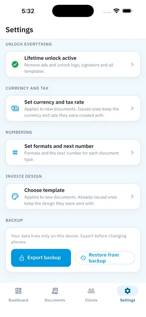 Invoice Maker:English & Arabic screenshot 1