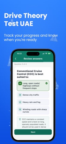 Drive Theory Test UAE iPhone screenshot