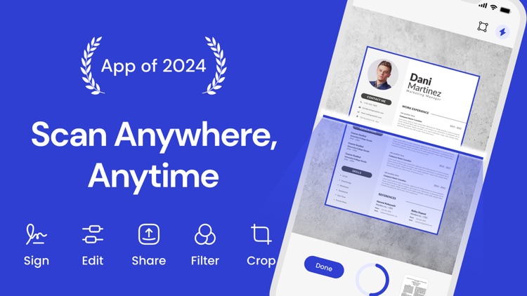 Scanner app, scan to pdf