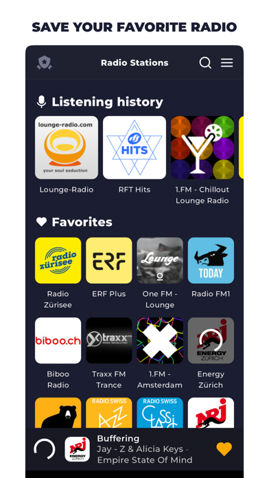 Swiss Radio FM Online Screenshot