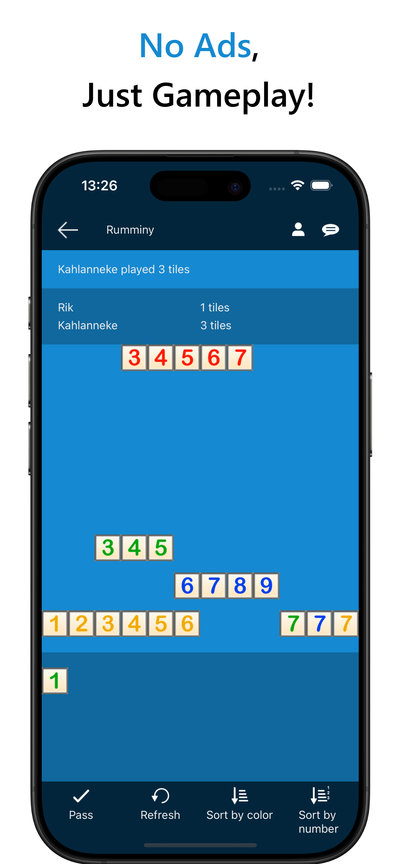 Rumminy - ad free online Rummy screenshot 2