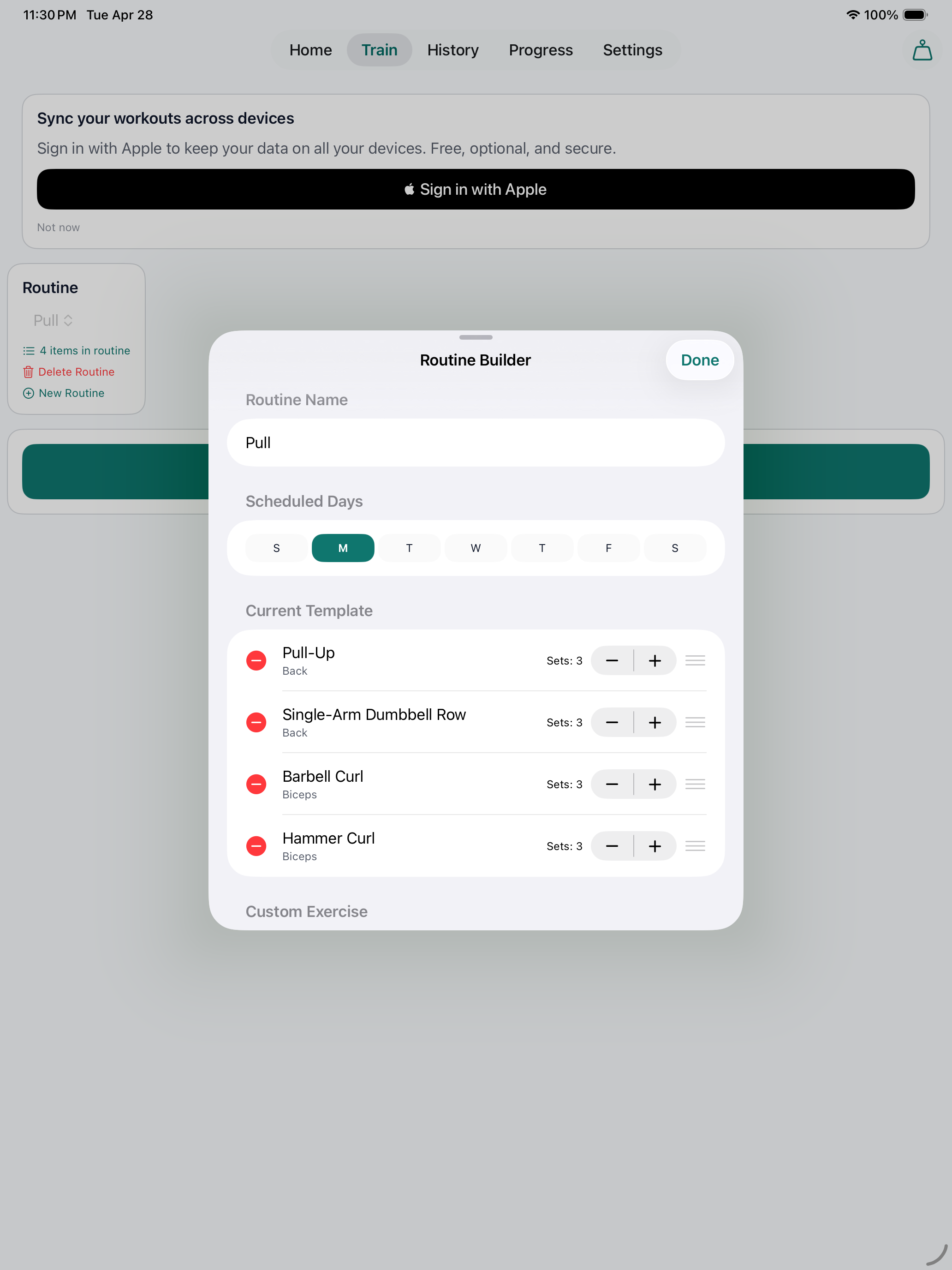 Stack - Gym Tracker