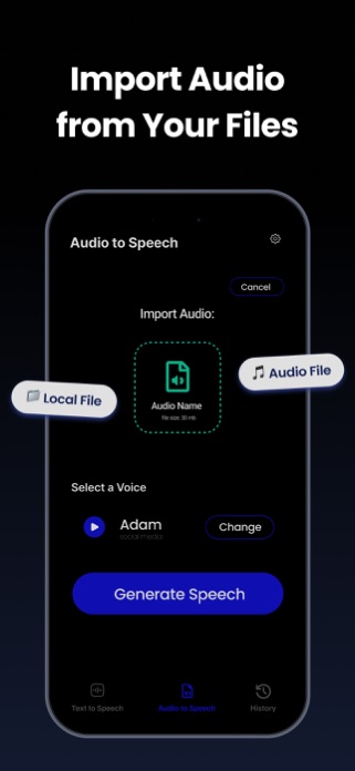 Text To Speech AI App Screenshot 3 of 5
