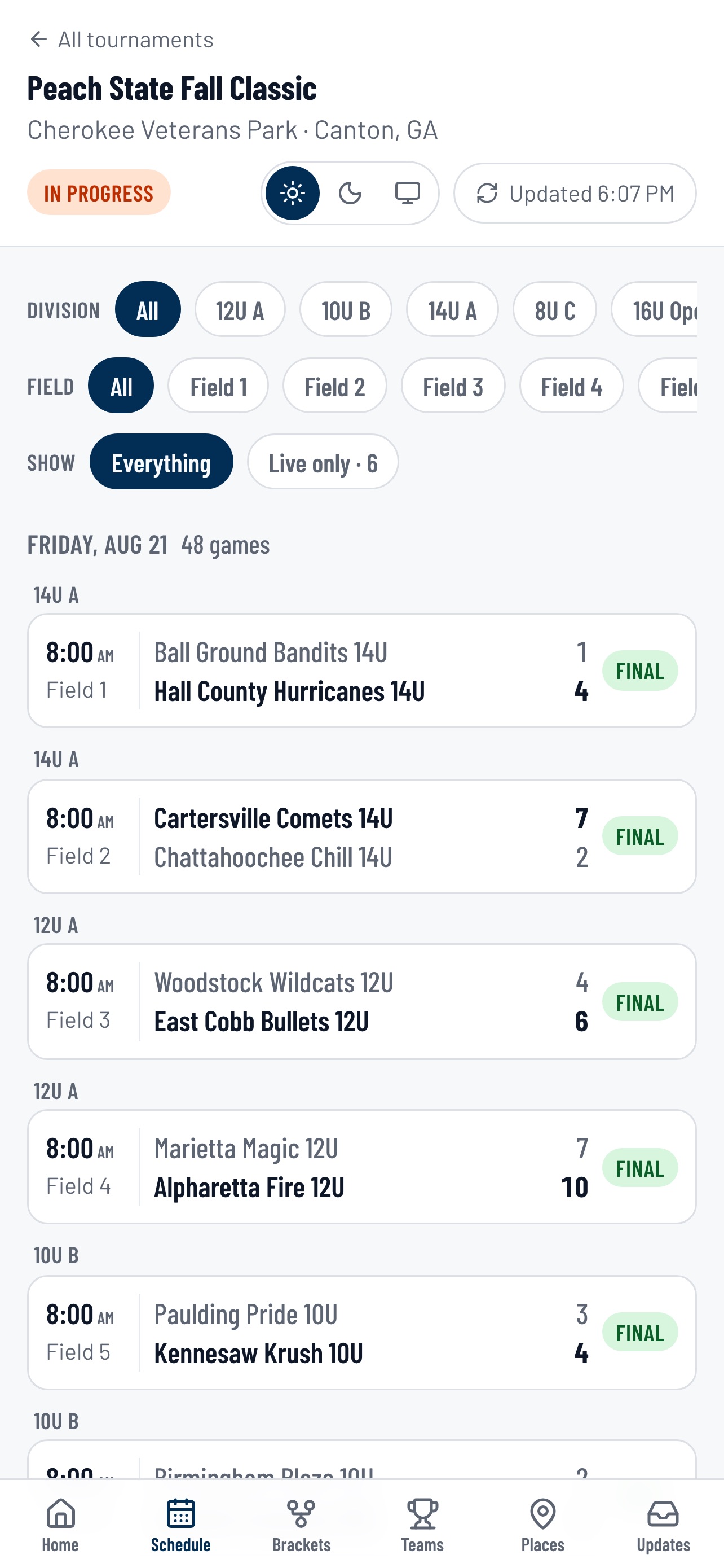 Screenshot 1 of Bracketfield