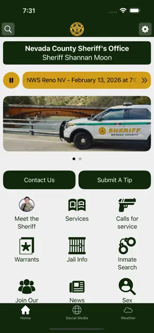 Nevada County Sheriff CA screenshot 1